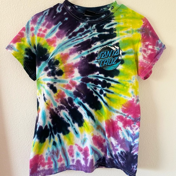 Santa Cruz Skateboards Tops - Santa Cruz Tie Dye T-Shirt